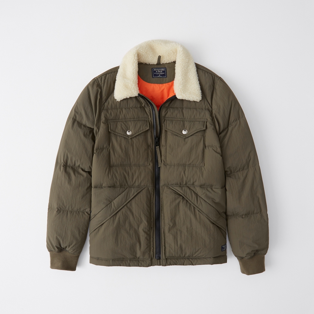 abercrombie sherpa coat