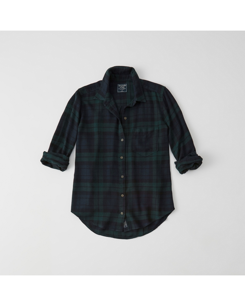 extra long flannel shirt womens