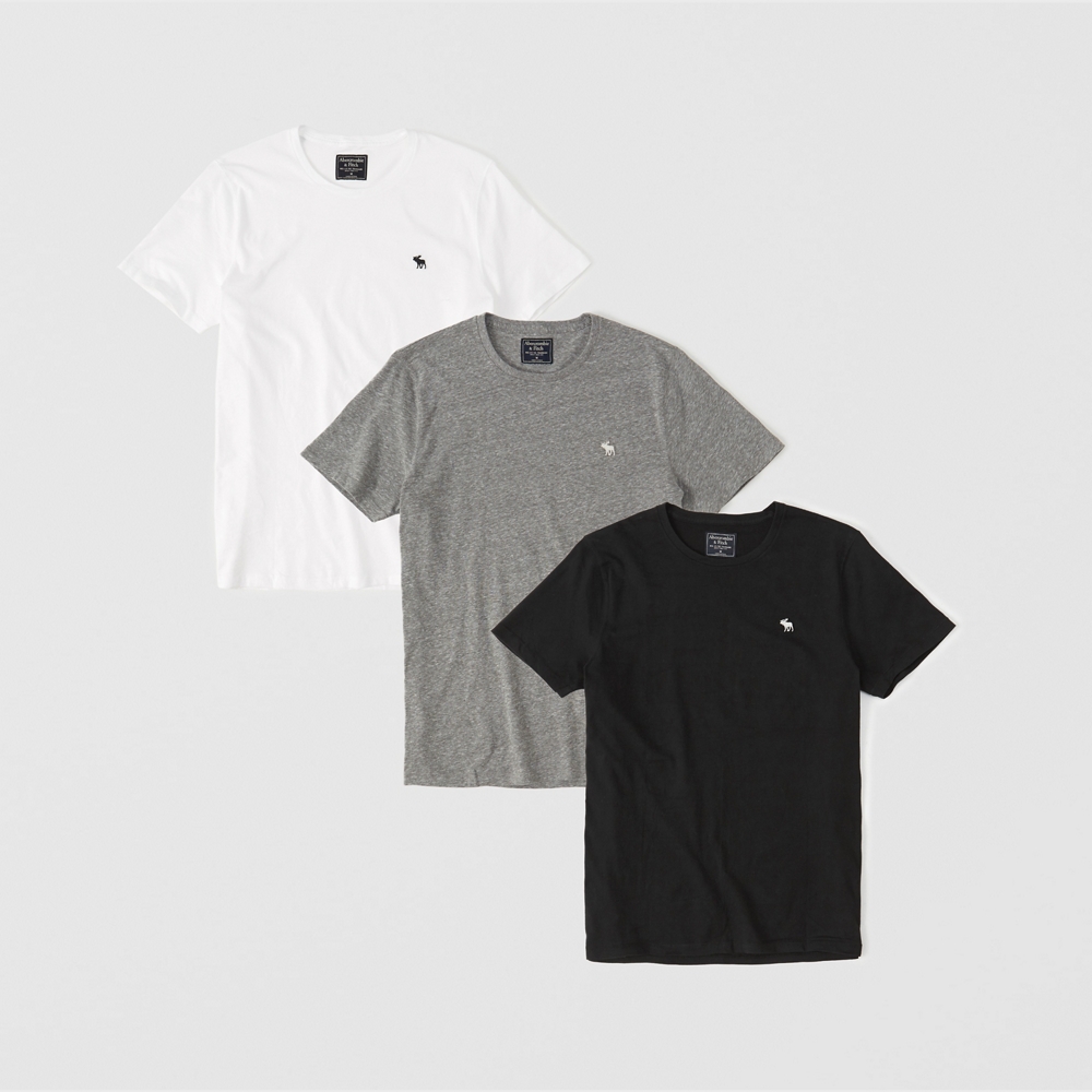 Mens 3-Pack Icon Crew Tee | Mens Tops 