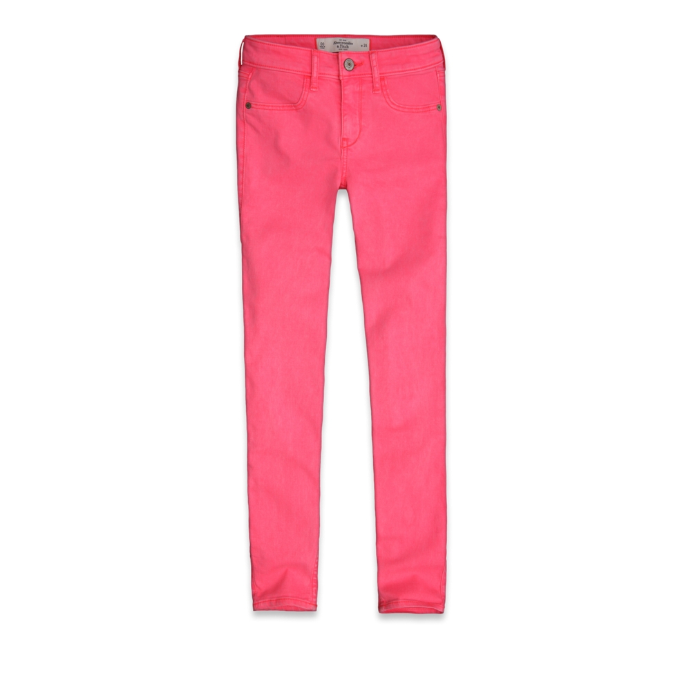Womens A&F Super Skinny Ankle Jeans