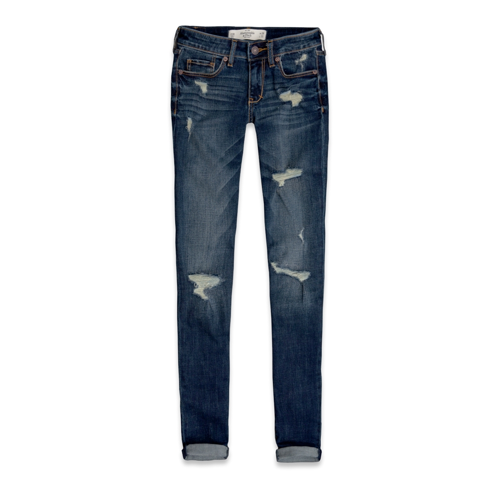 Womens A&F Super Skinny Jeans