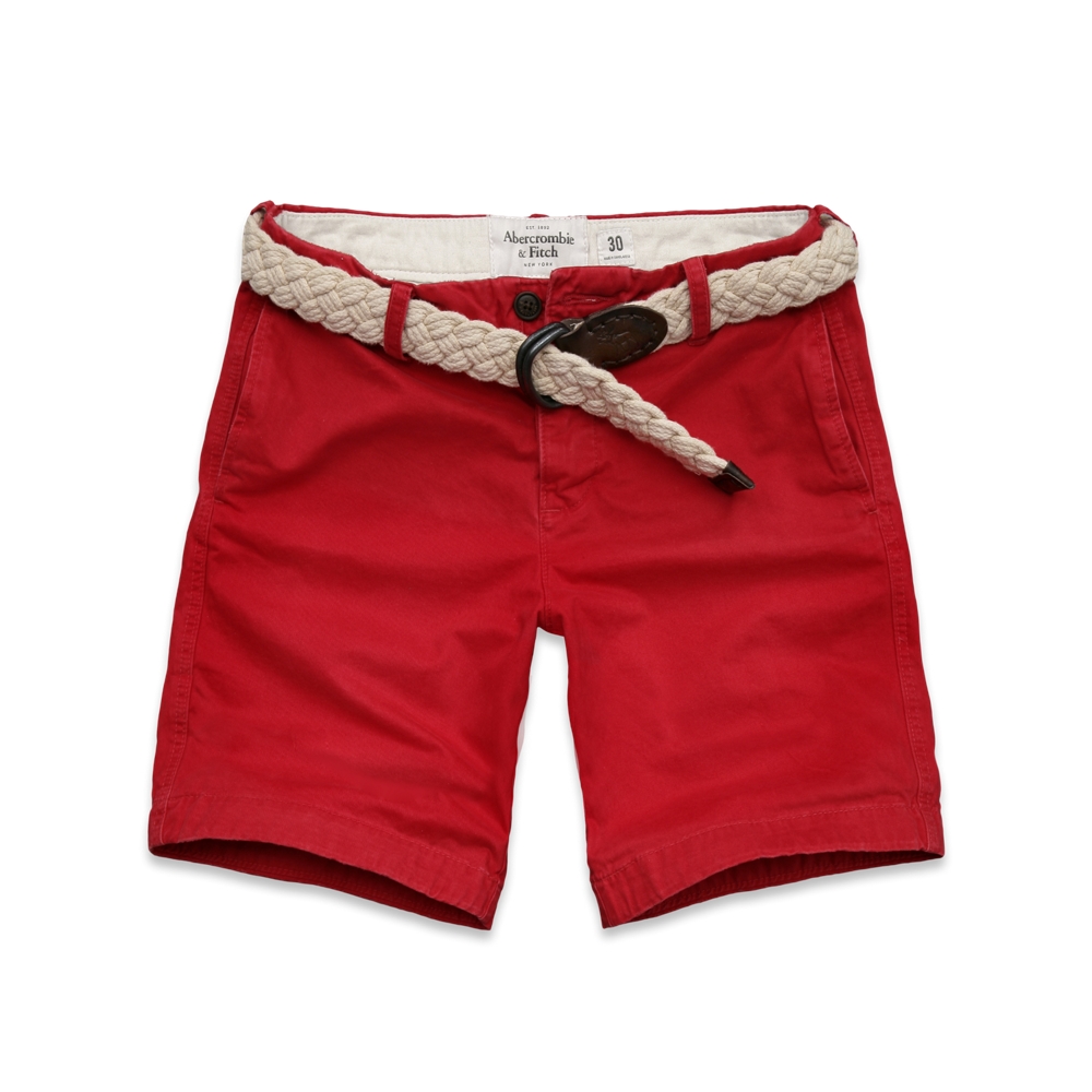 a&f preppy fit短裤