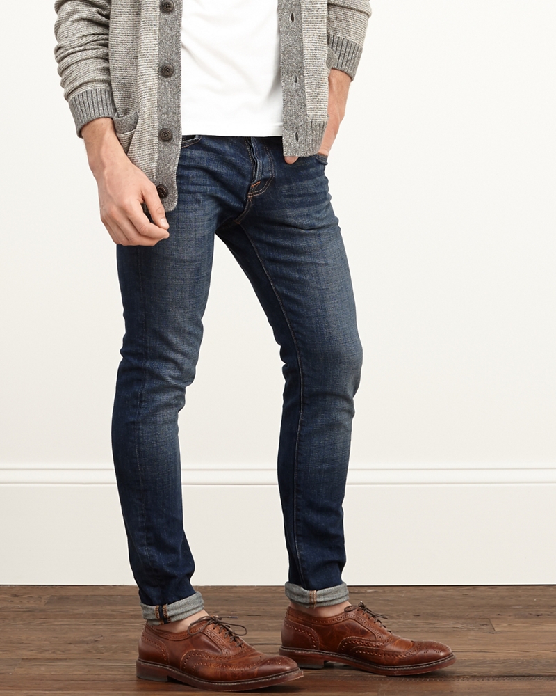 mens super skinny stretch jeans