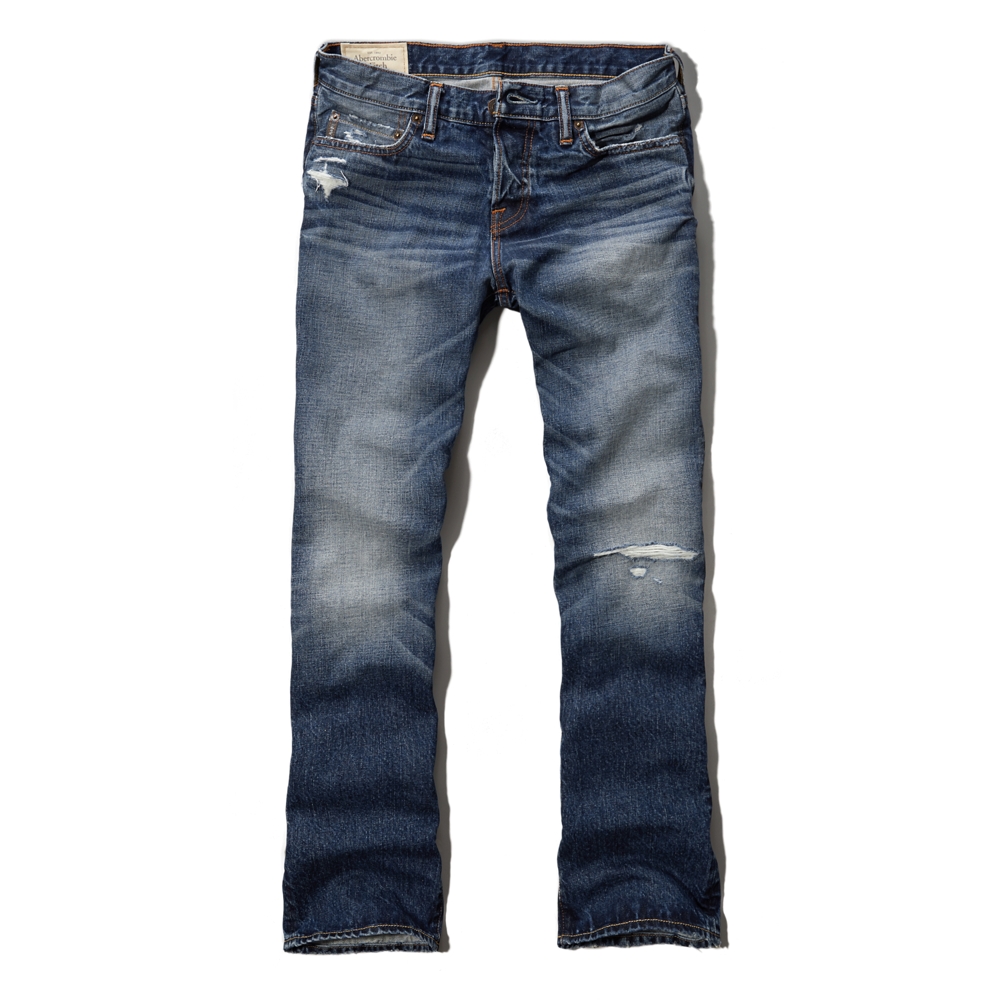 Mens A&F Boot Button Fly Jeans Mens Jeans