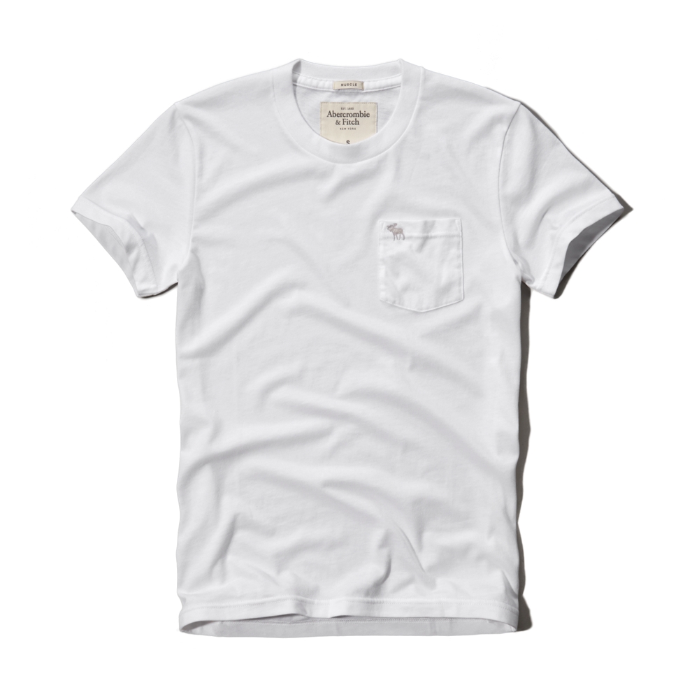 a&f crew tee