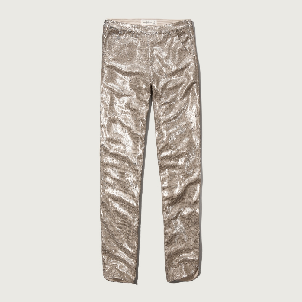 Womens Skyler Drapey Shine Pants | Womens Clearance | Abercrombie.com