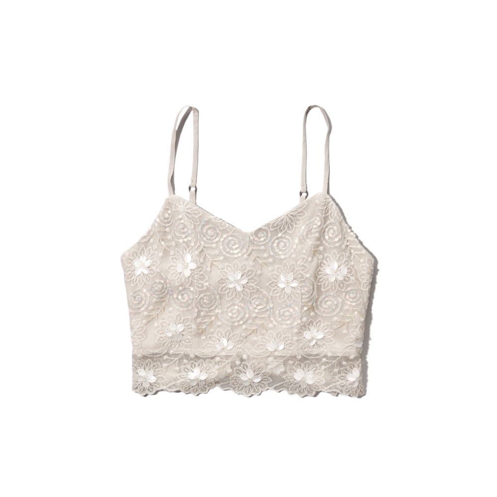 Womens Jill Embellished Cropped Cami | Womens Tops | Abercrombie.co.uk