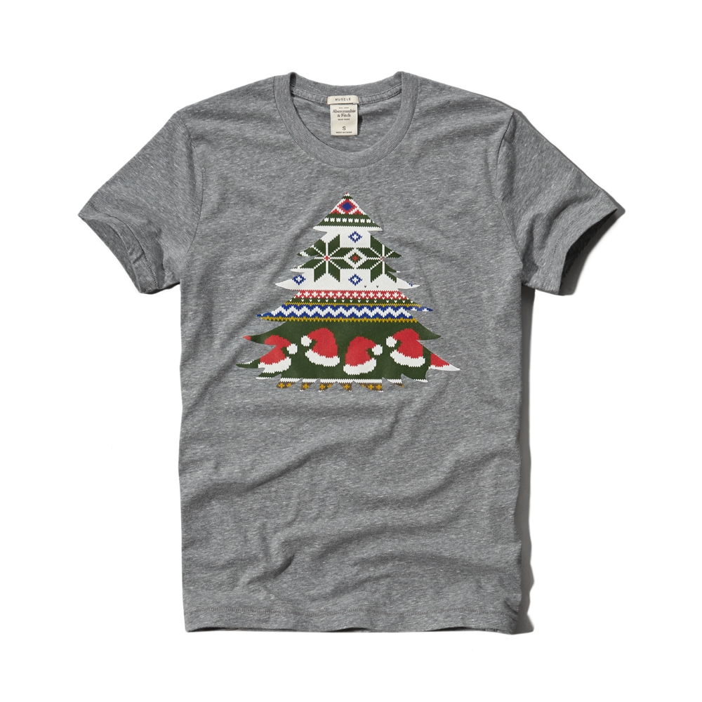 Mens 8-Bit Christmas Graphic Tee