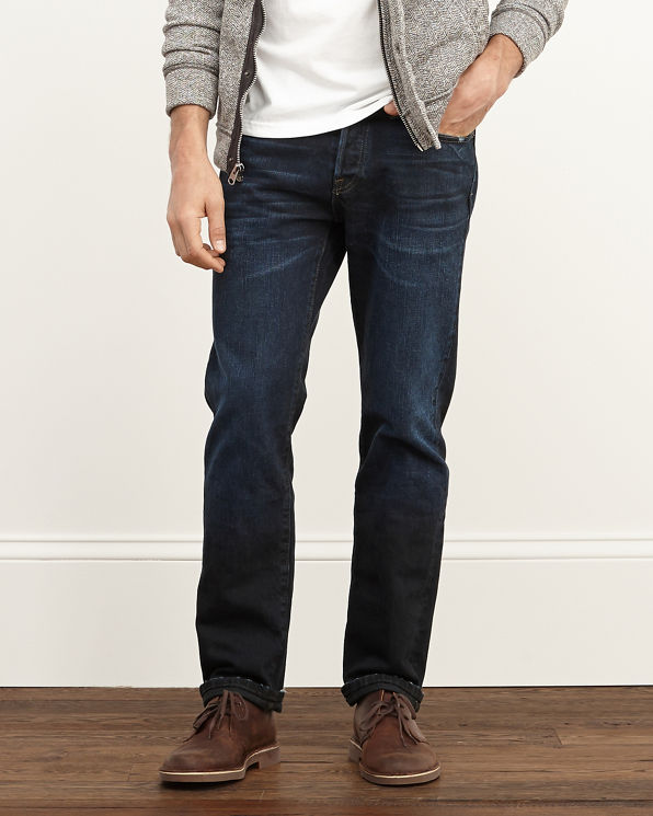 Mens Slim Straight Jeans | Mens Jeans | Abercrombie.com