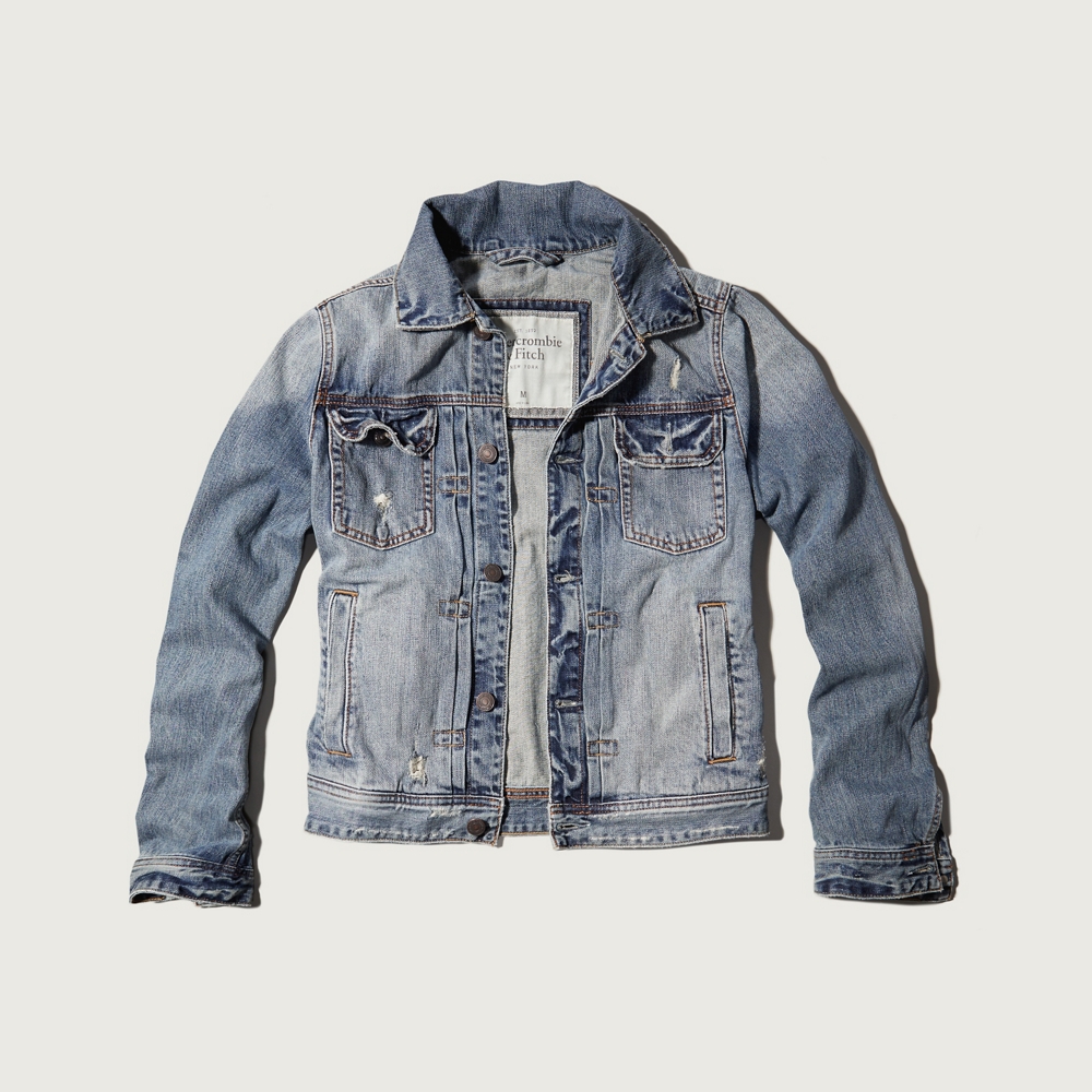 Mens Classic Denim Jacket | Mens Clearance | Abercrombie.ca