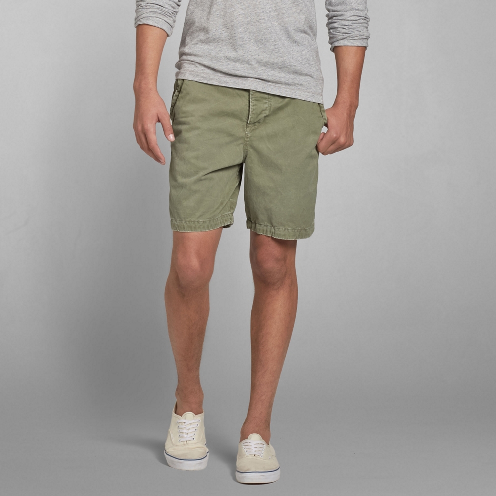 a&f preppy fit 短裤
