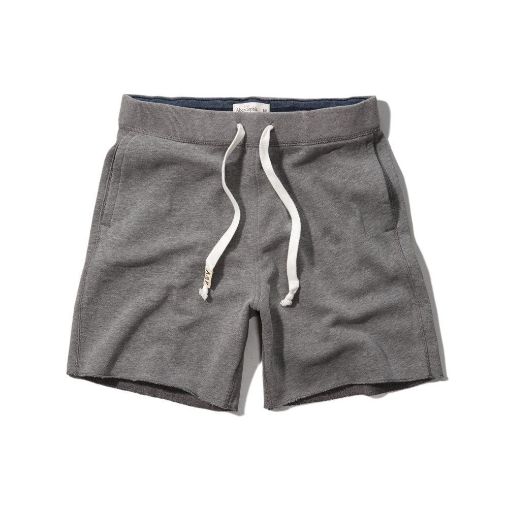 a&f fleece preppy fit shorts on sale at abercrombie & fitch for