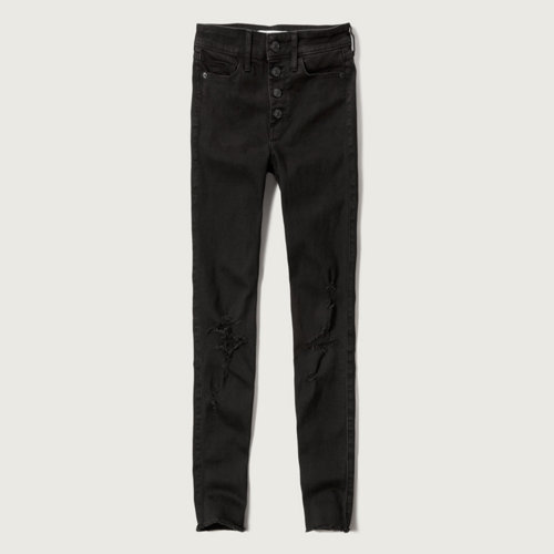 Womens A&F High Rise Super Skinny Jeans | Womens Jeans | Abercrombie.com