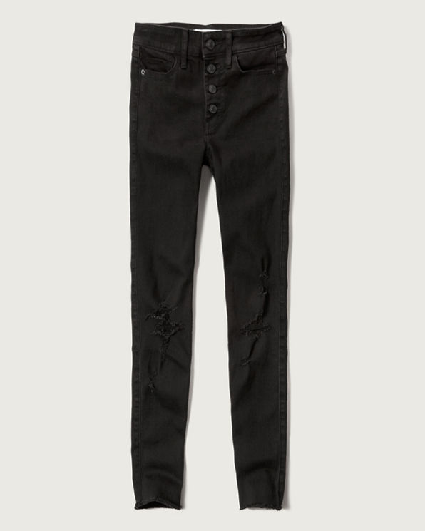 Womens A&F High Rise Super Skinny Jeans | Womens Jeans | Abercrombie.com