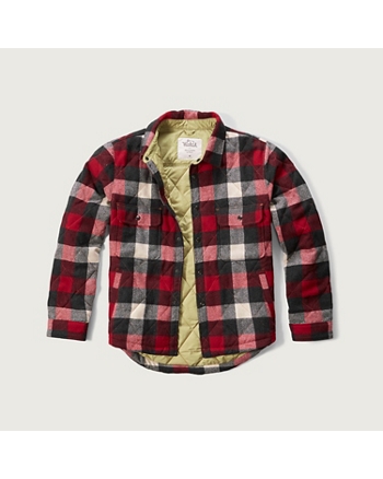 wool blend shirt jacket abercrombie