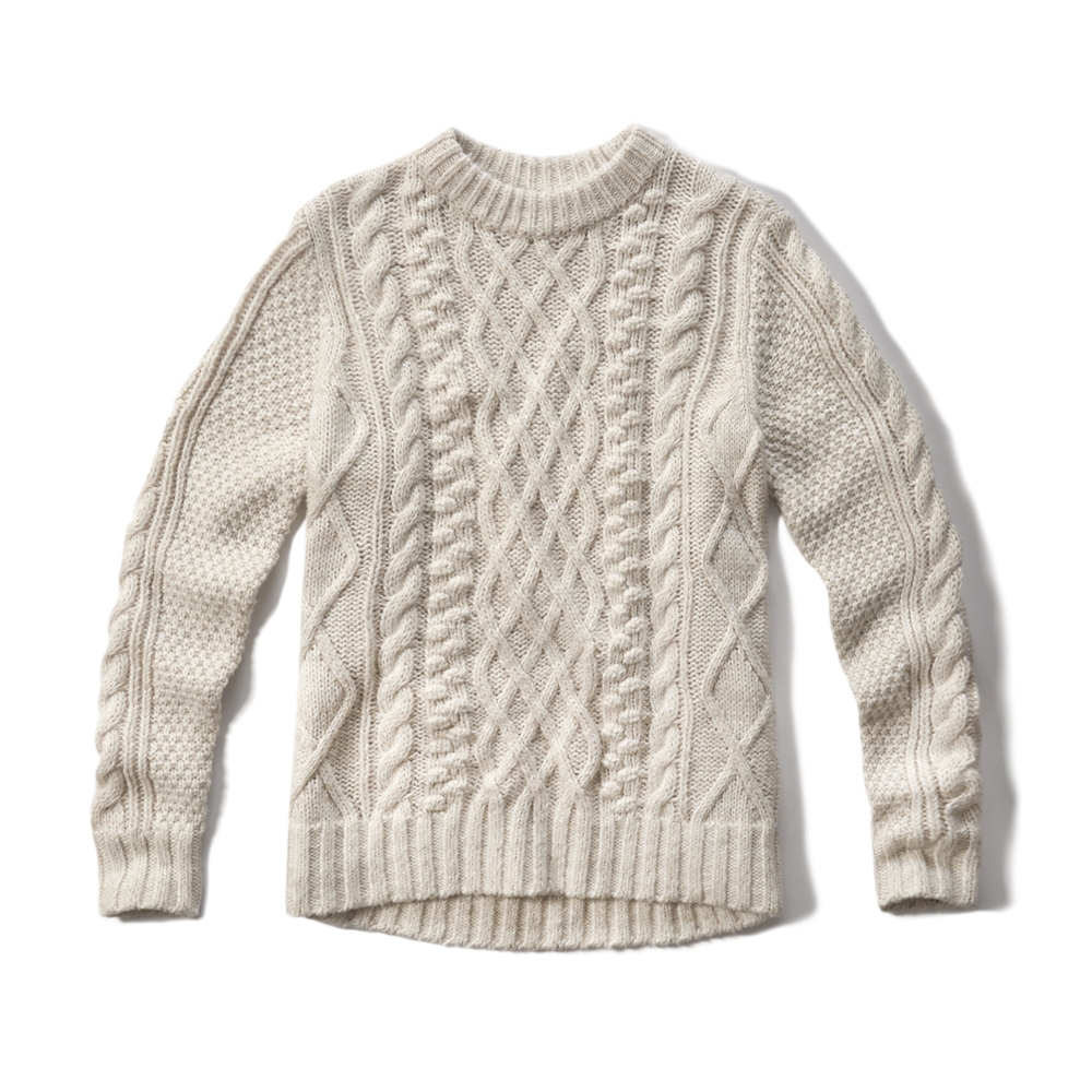 Womens Cable Knit Sweater