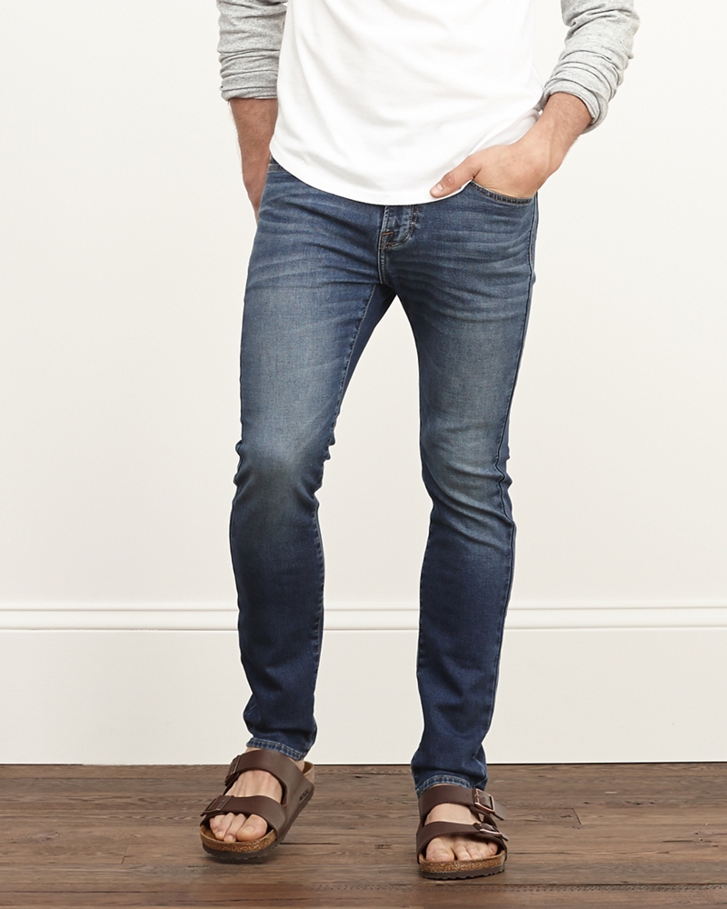 Mens Skinny Sweatpant Stretch Jeans | Mens Jeans | Abercrombie.com