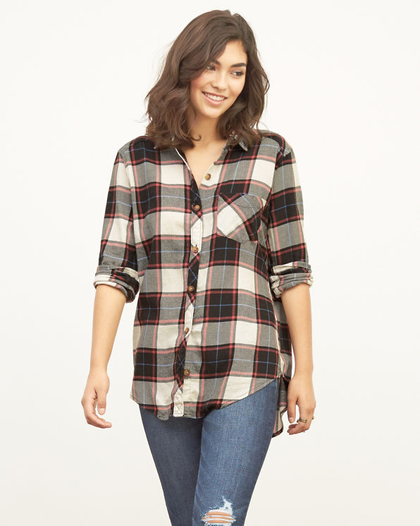 Womens Plaid Pocket Shirt | Womens Tops | Abercrombie.com