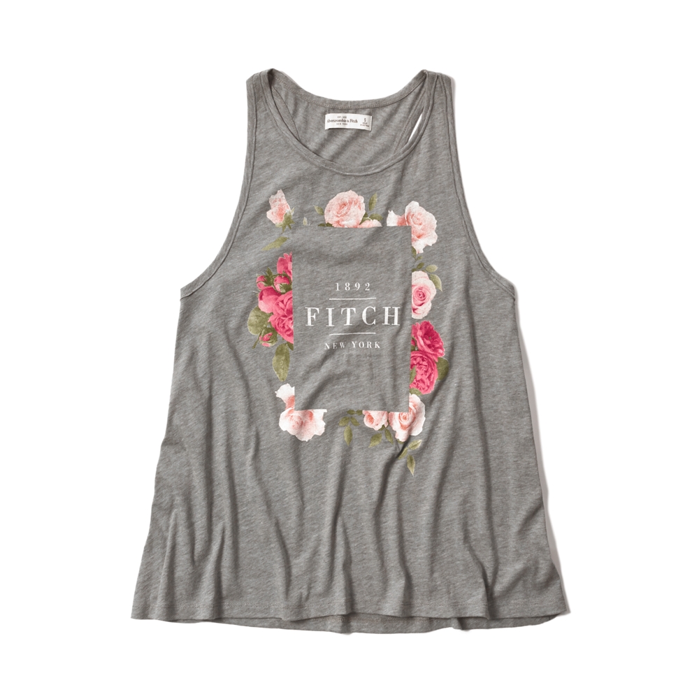 Womens Fabulous Graphic Drapey Tank | Womens Graphic Tees | Abercrombie ...