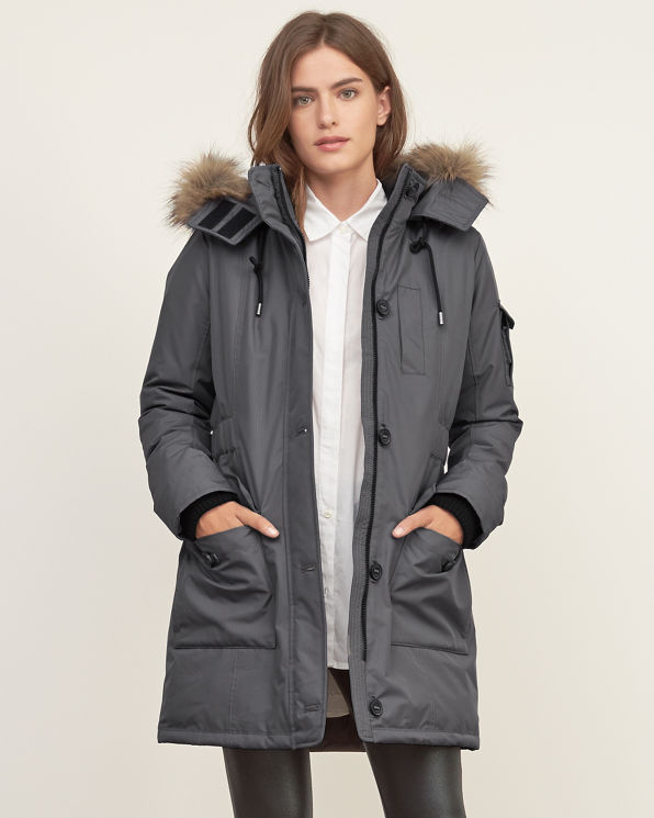 Womens Hooded Arctic Parka Jacket | Womens Outerwear & Jackets ...
