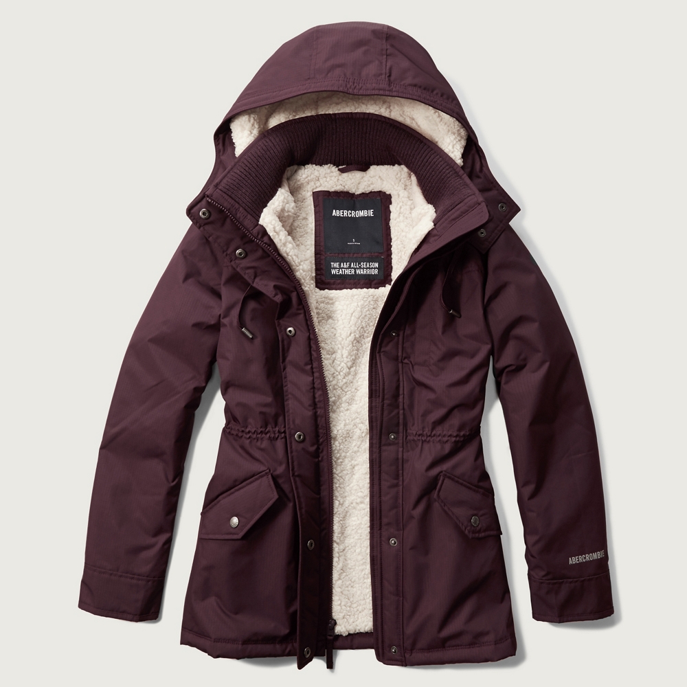 Womens A&F Sherpa Weather Warrior Parka | Womens Outerwear & Jackets ...