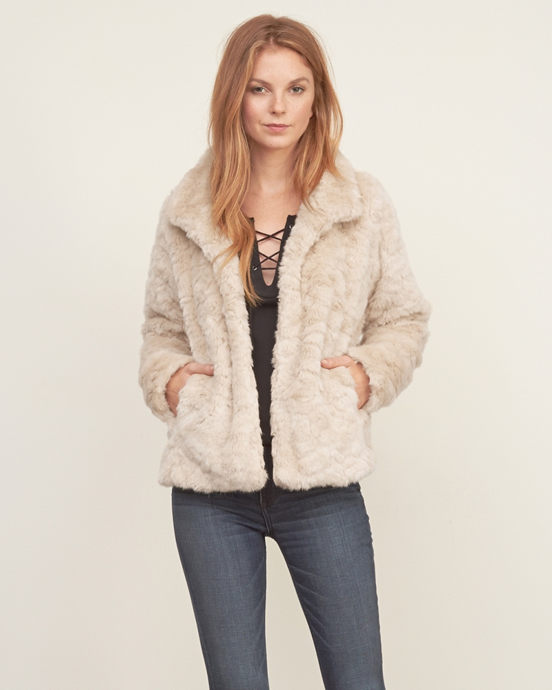 Womens Faux Fur Jacket | Womens Clearance | Abercrombie.com