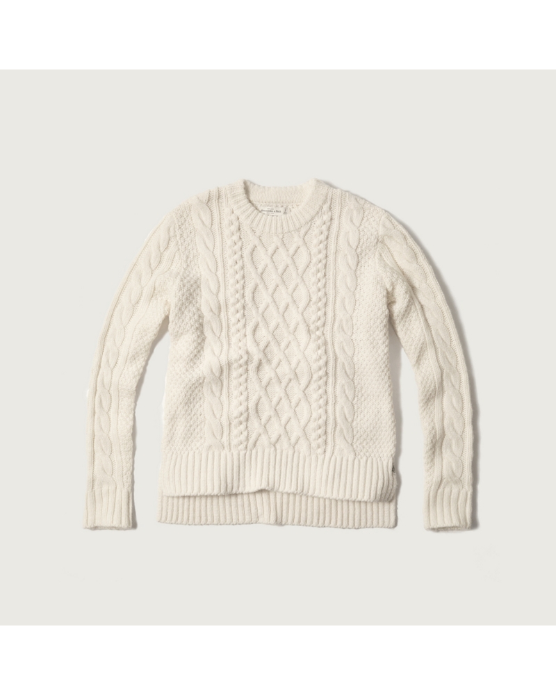 Womens Cable Knit Pullover | Womens Clearance | Abercrombie.com