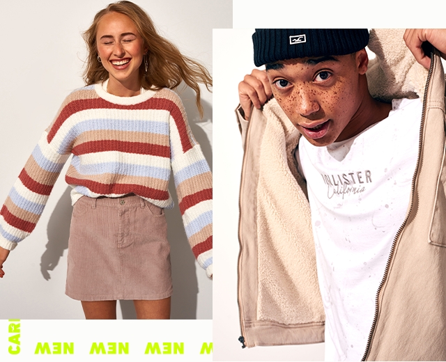 Hollister Co. So Cal inspired clothing for Guys and Girls