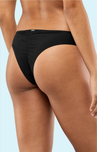 hollister black bikini bottoms