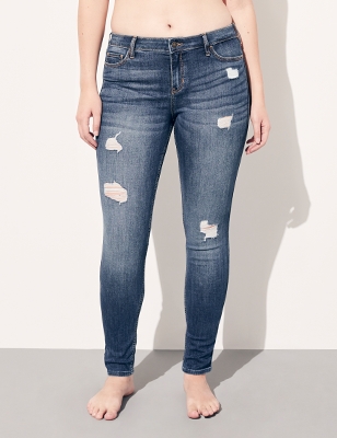 hollister low rise super skinny jeans