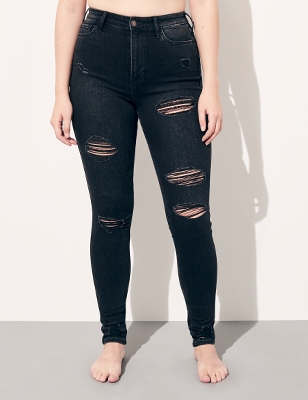 hollister jeans high rise super skinny