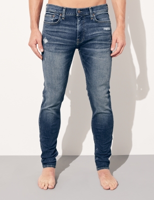 Slim straight leg jeans mens