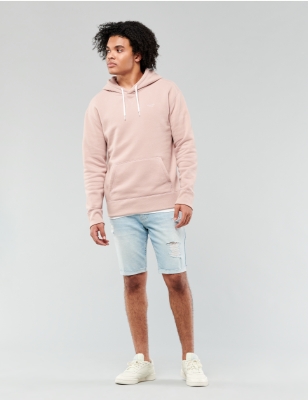 hoodie with shorts guy