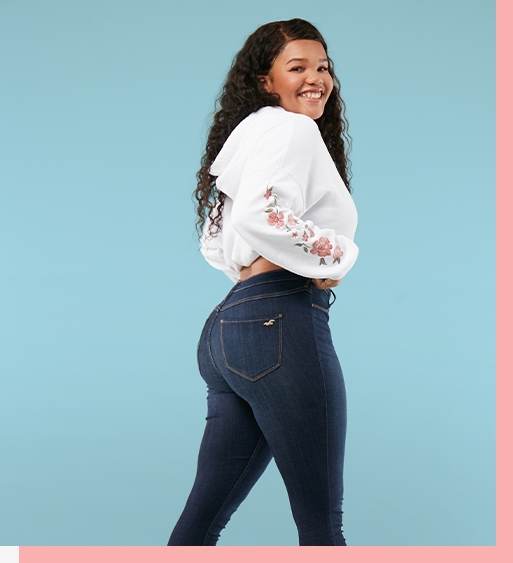 hollister girls jeans