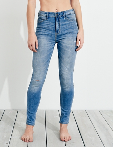 hollister super high rise jeans