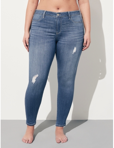 ultra high rise jean leggings hollister