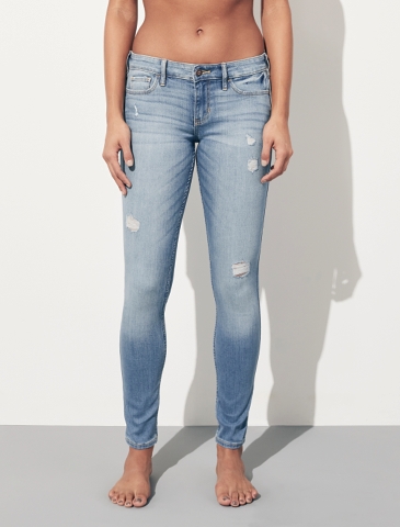 hollister low rise super skinny jeans