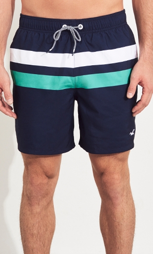 hollister guard fit swim trunks