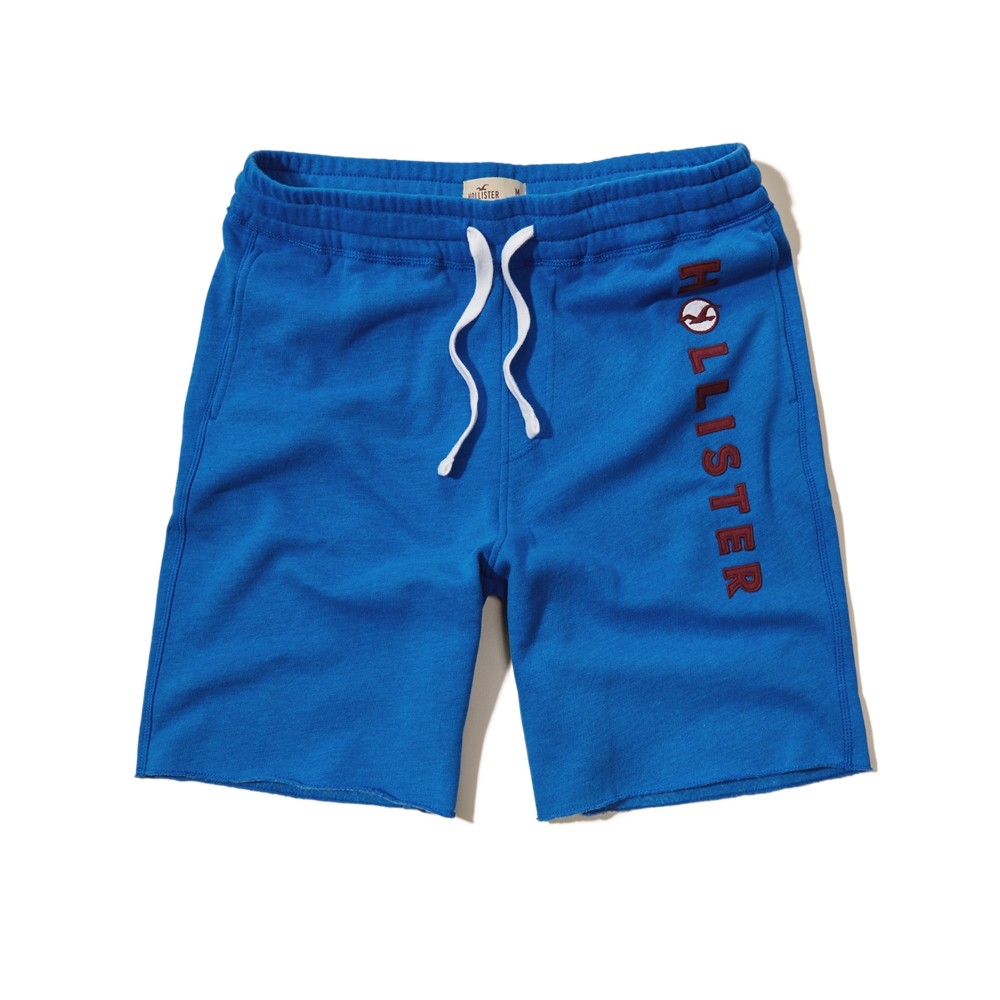 hollister fleece jogger shorts