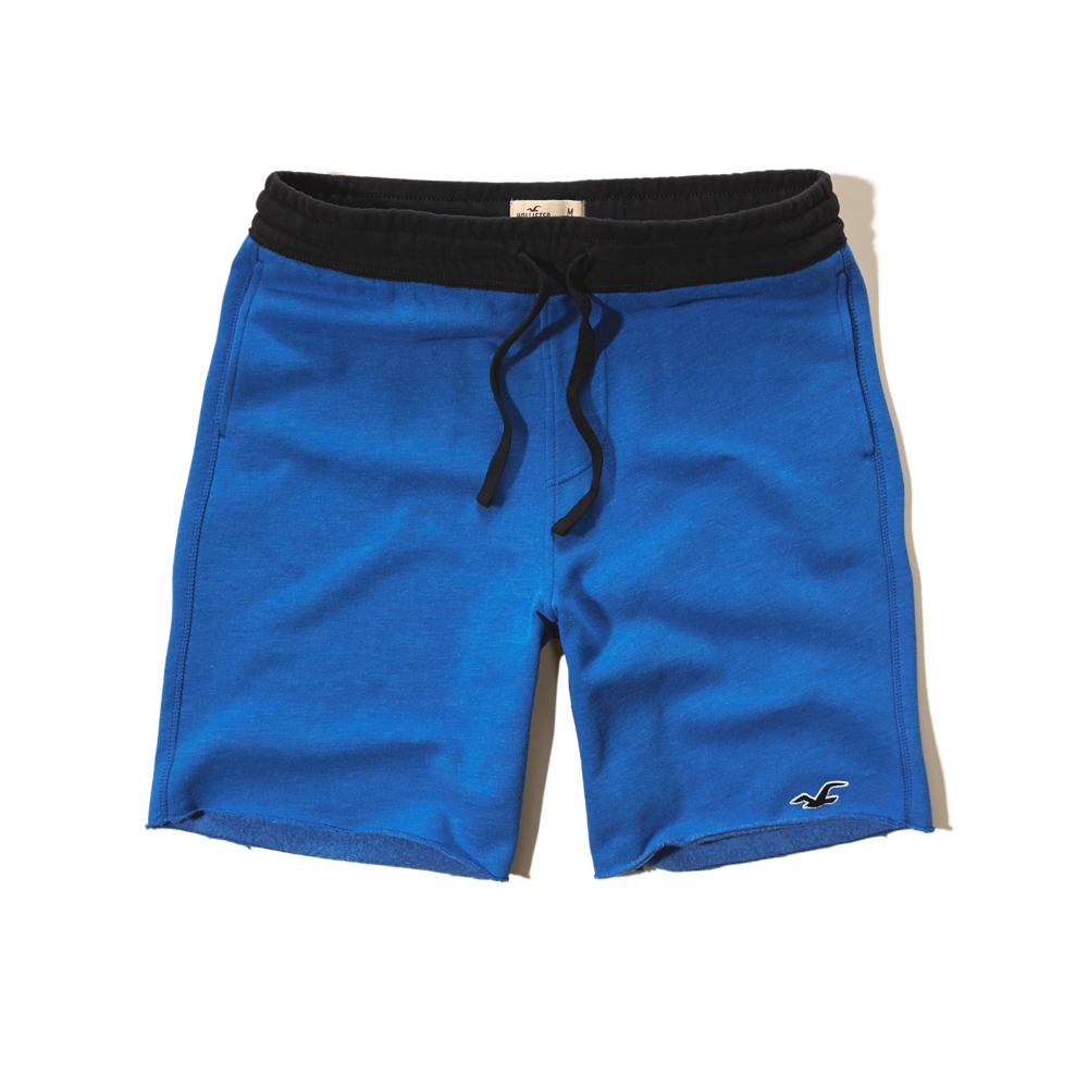 hollister fleece jogger shorts