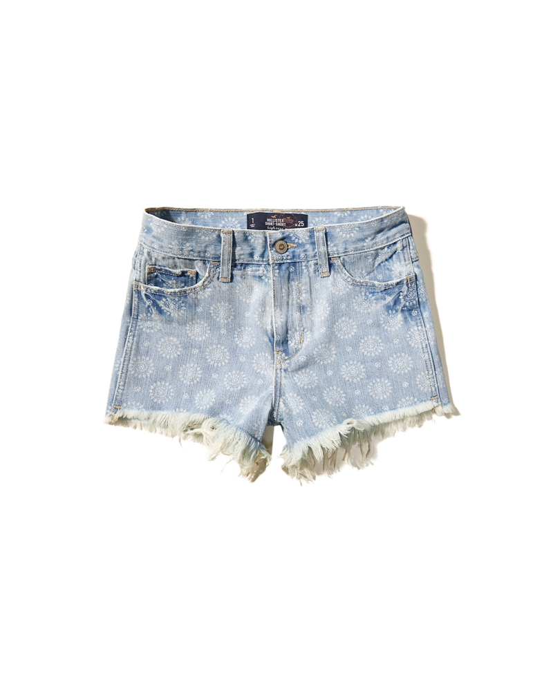 Girls Hollister High Rise Denim ShortShorts Girls Clearance