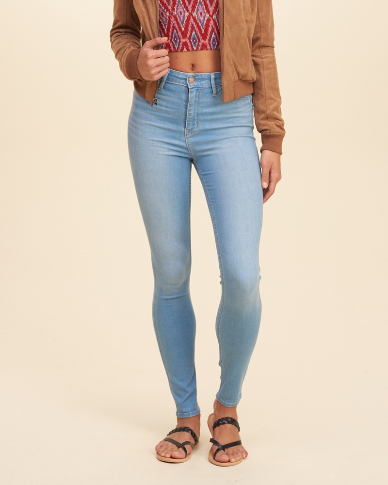 high rise jean leggings hollister