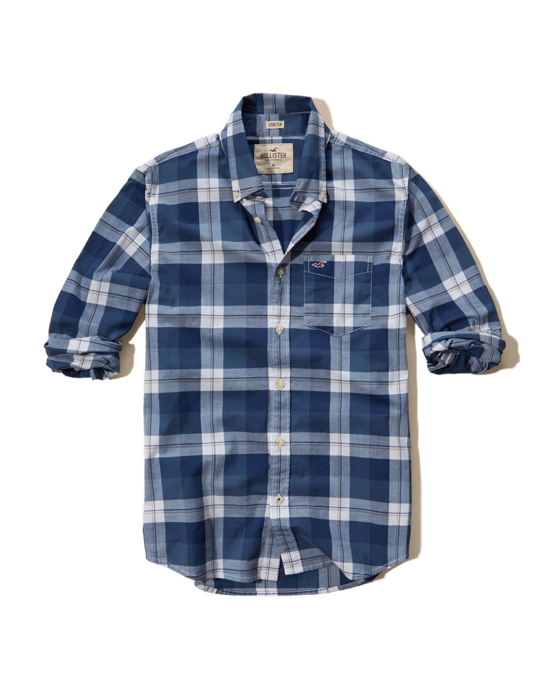 Hollister Plain Poplin Shirt
