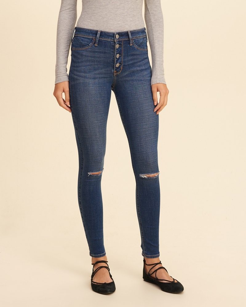 jeans leggings hollister