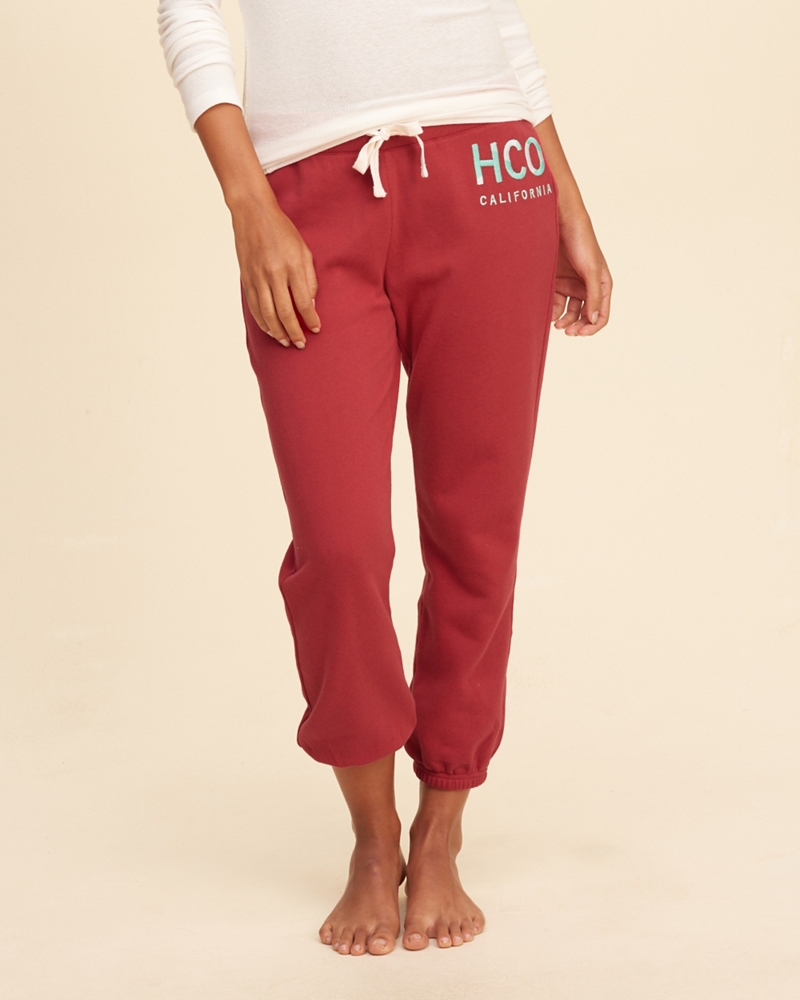 hollister sweatpants girl