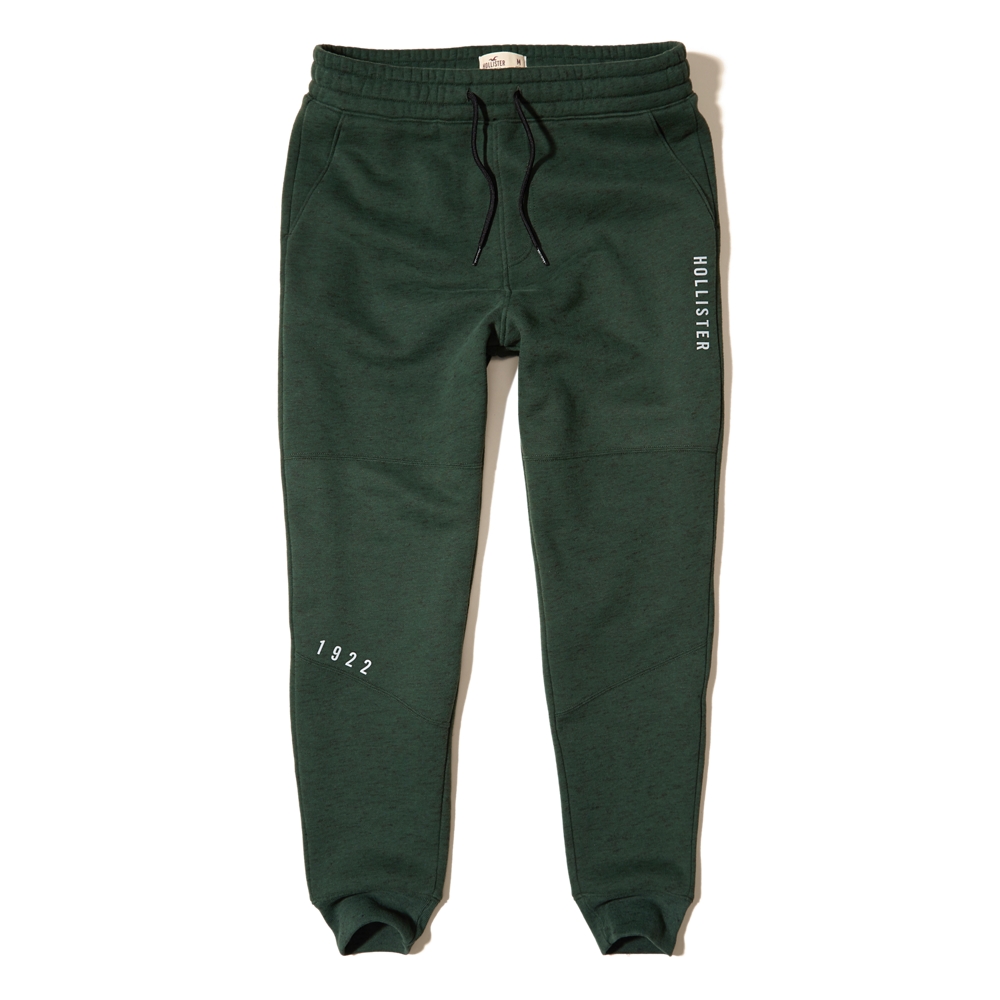 hollister green joggers