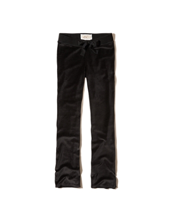 velour flare sweatpants