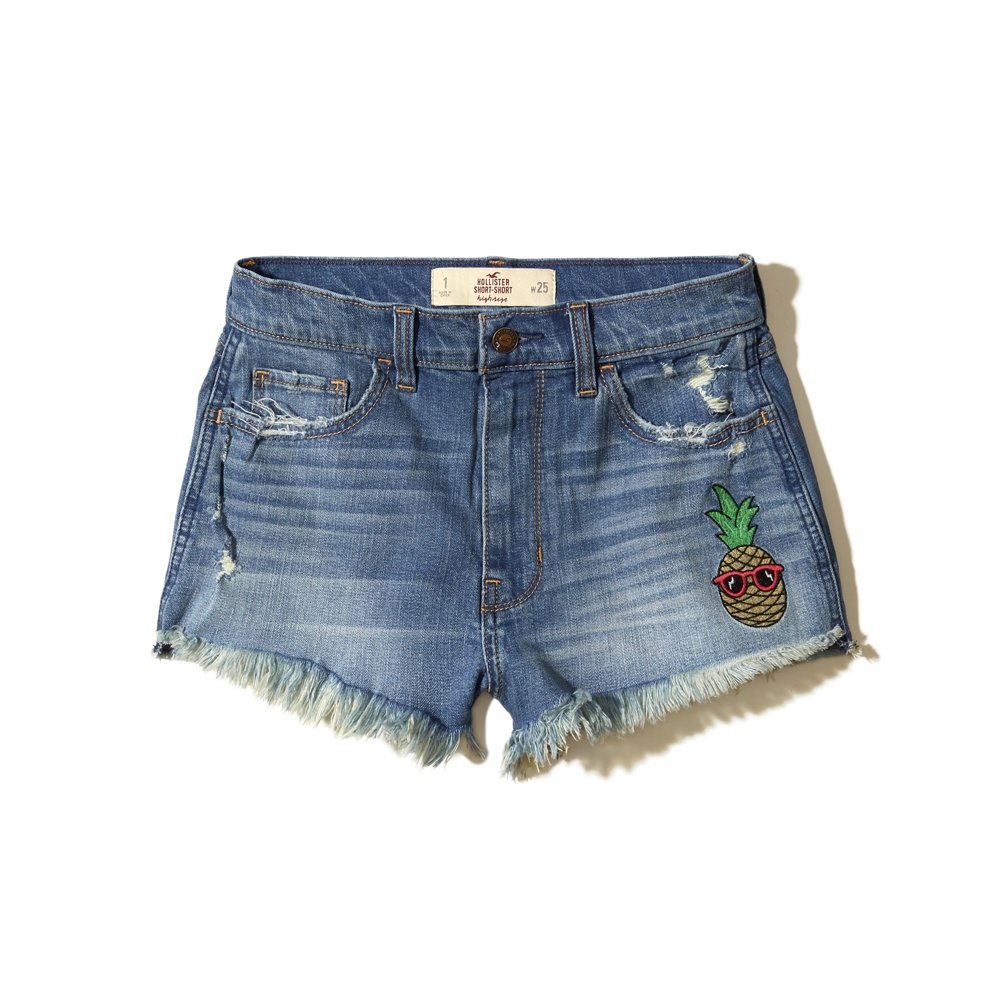 Girls HighRise Denim ShortShorts Girls Bottoms