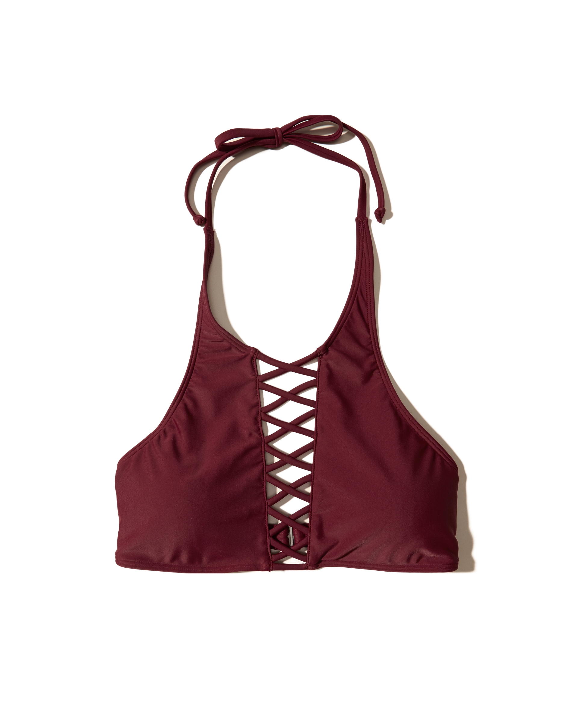 Hollister Strappy High-Neck Swim Top