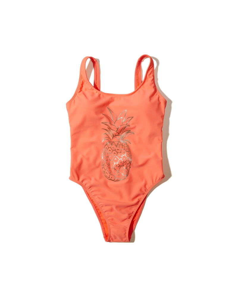 Girls Graphic HighLeg OnePiece Swimsuit Girls Swimwear